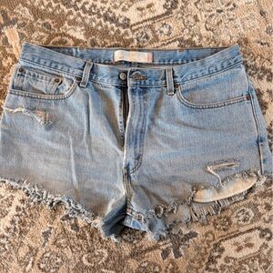 Levi's Light Blue Denim Shorts